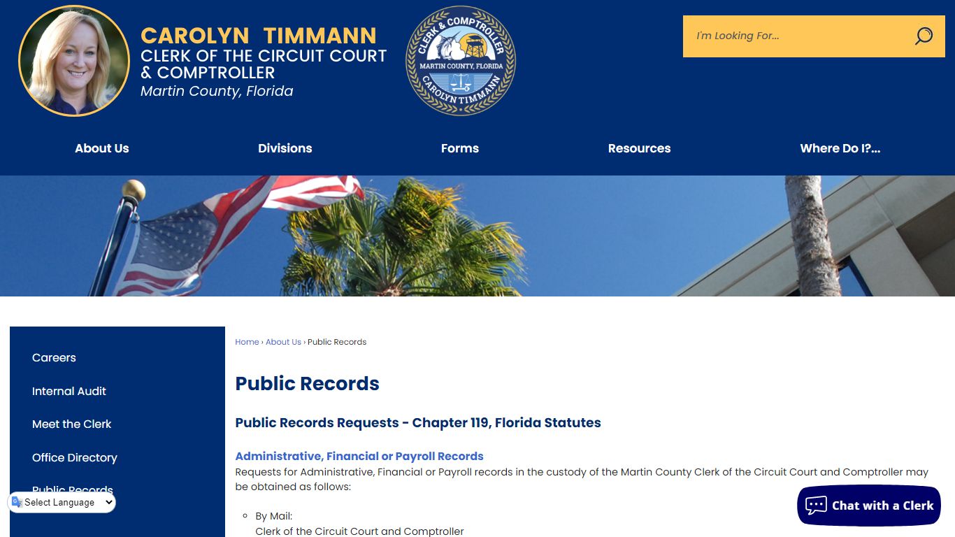 Public Records | Martin County Clerk